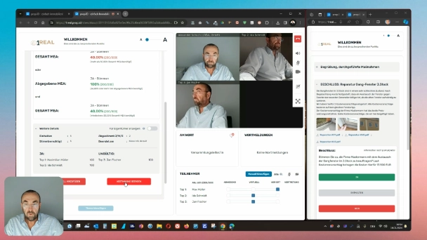 Hybride Eigentümerversammlung durchführen