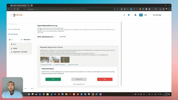 An einem Umlaufbeschluss teilnehmen