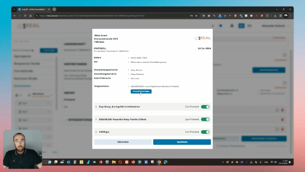 Archiv und Beschluss-Sammlung (Beschlussbuch)